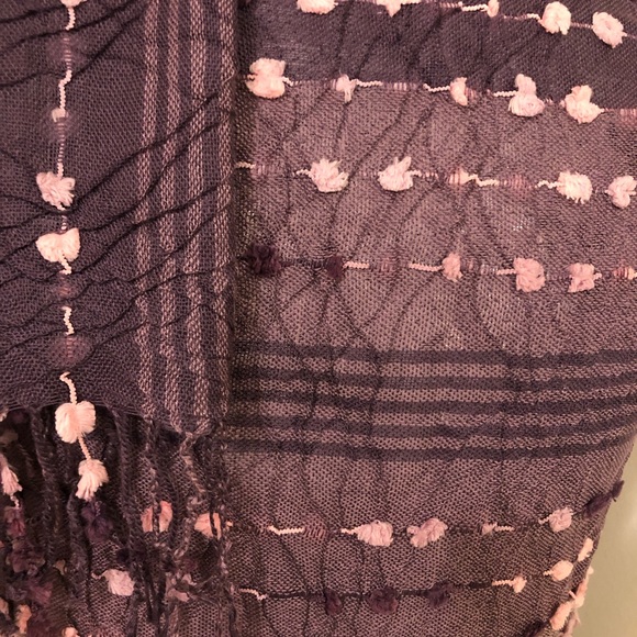 Bohemian Wrap/Scarf (Pom-Pom trims & tassels) - Picture 7 of 12